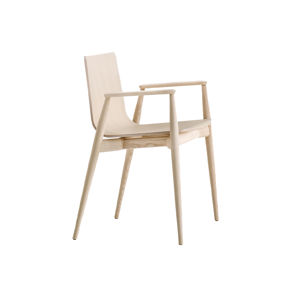 Malmö Dining Chair with Arms (Un-upholstered)