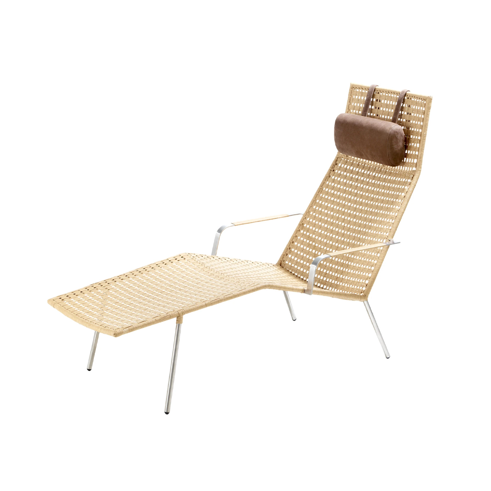 Straw Chaise Lounge
